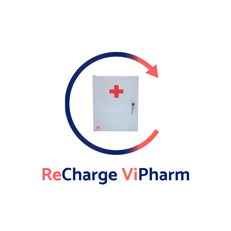 Recharge armoire à pharmacie BTP | Réassort secours VitaKit