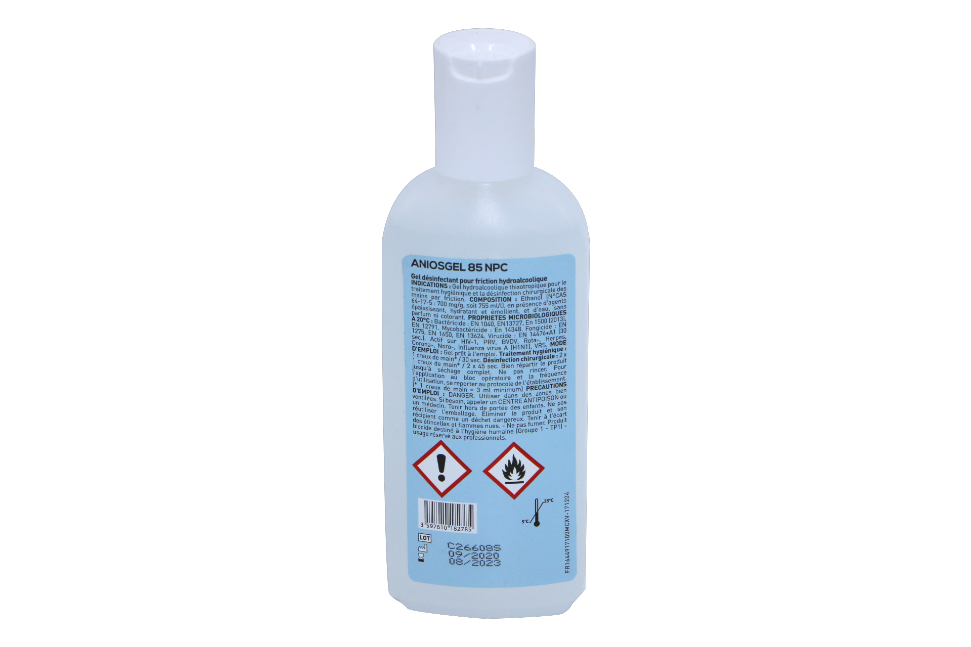 Gels Hydroalcooliques Aniogel 85 NPC 100 ml